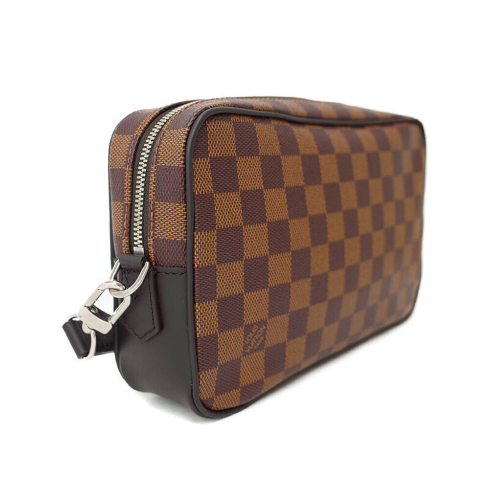 Louis Vuitton Damier Pochette Kasai Bag Brown Shoulder Ebene